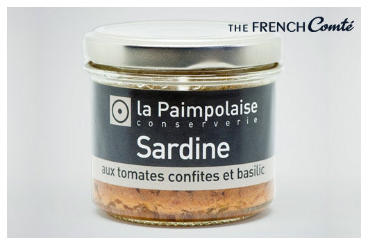 Sardine aux tomates confites et basilic 80g - The French Comte